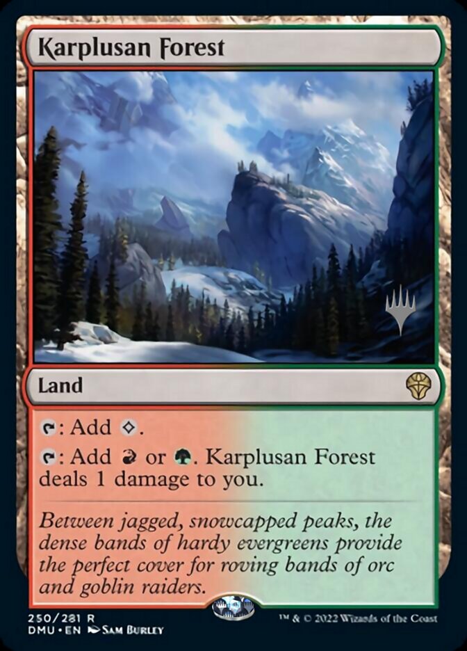 Karplusan Forest (Promo Pack) [Dominaria United Promos] | Odin's Place