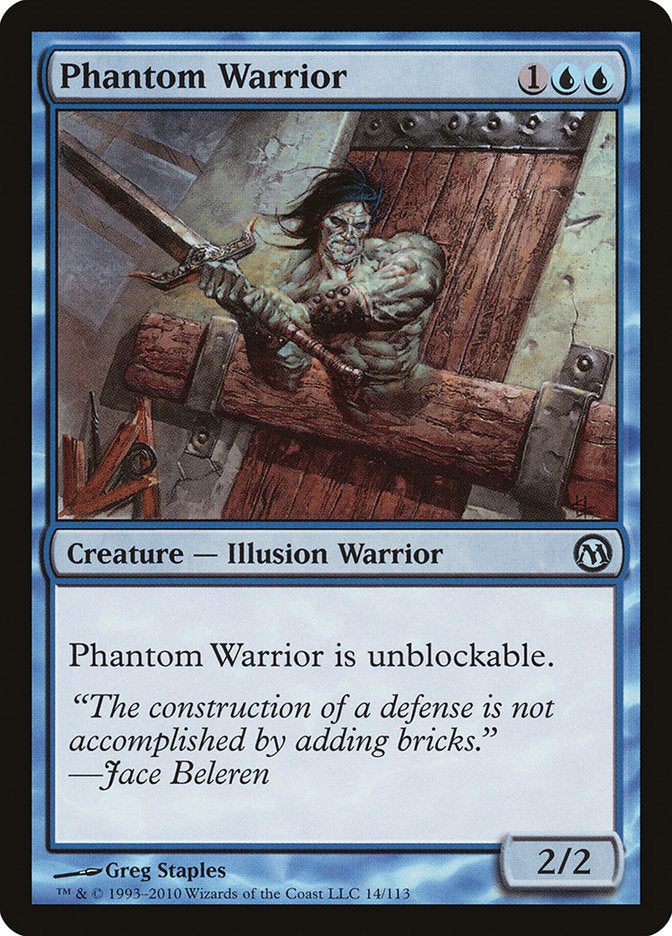 Phantom Warrior (14) [Duels of the Planeswalkers] | Odin's Place
