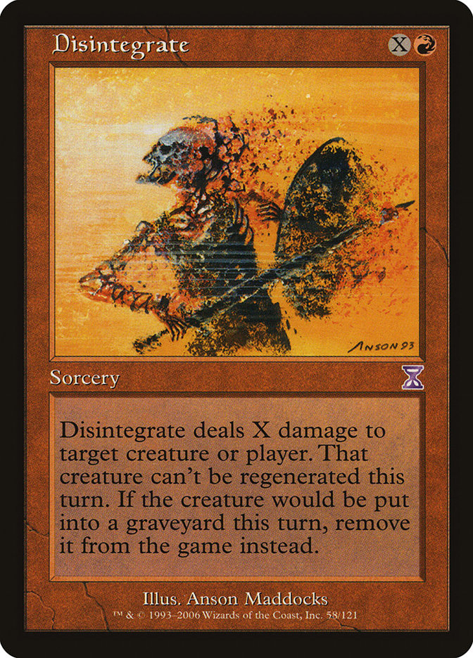 Disintegrate (58) [Time Spiral Timeshifted] | Odin's Place