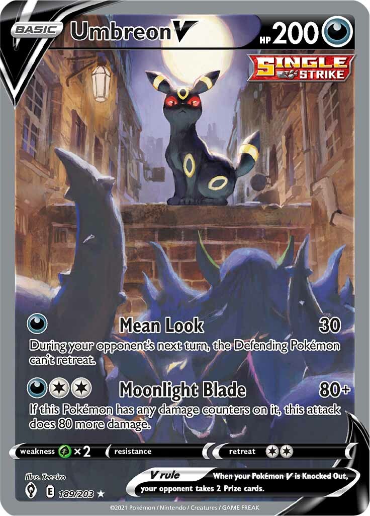 Umbreon V (189/203) [Sword & Shield: Evolving Skies] | Odin's Place