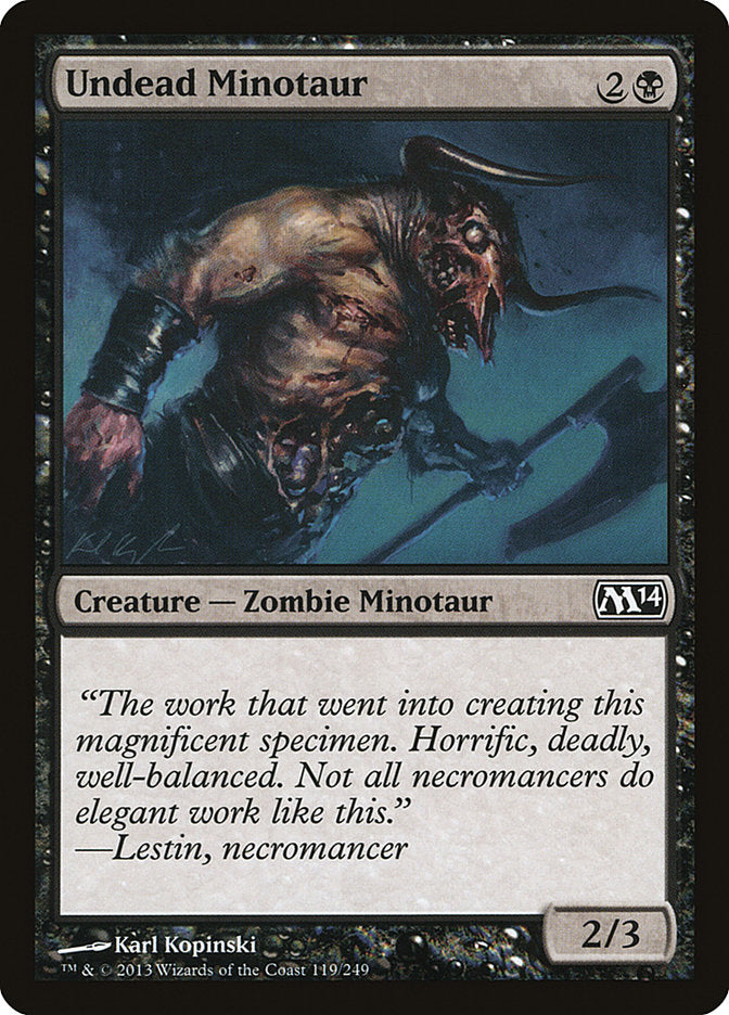 Undead Minotaur (119) [Magic 2014] | Odin's Place