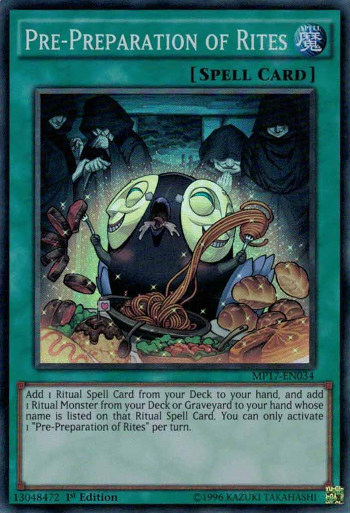 Pre-Preparation of Rites [MP17-EN034] Super Rare | Odin's Place