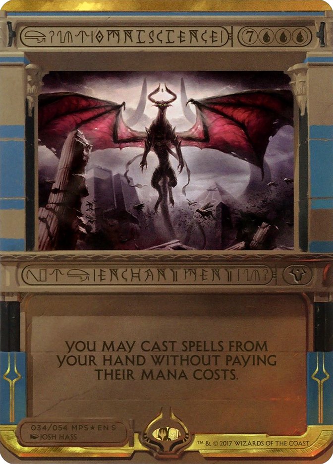 Omniscience (34) (Invocation) [Amonkhet Invocations] | Odin's Place