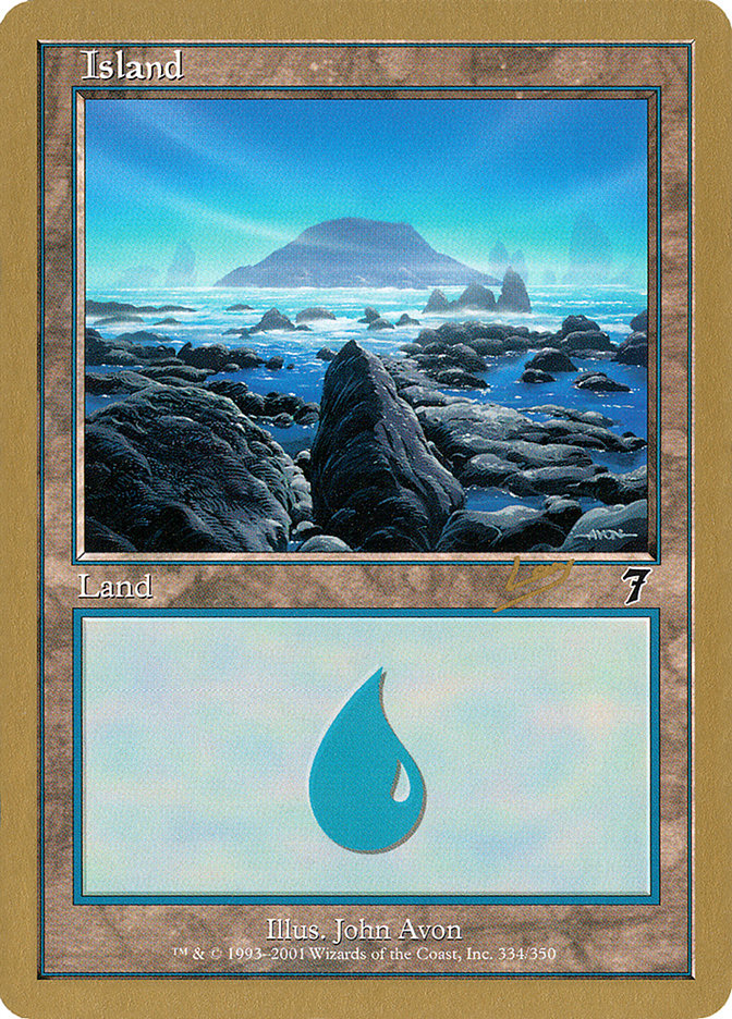 Island (rl334) (Raphael Levy) [World Championship Decks 2002] | Odin's Place
