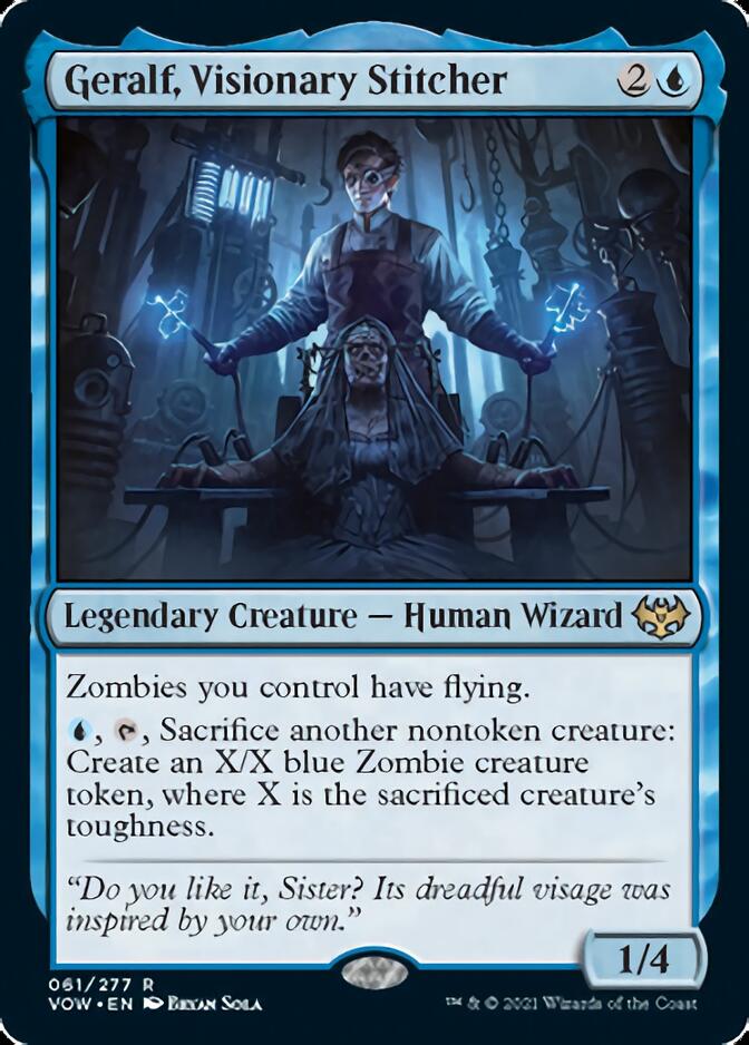 Geralf, Visionary Stitcher [Innistrad: Crimson Vow] | Odin's Place