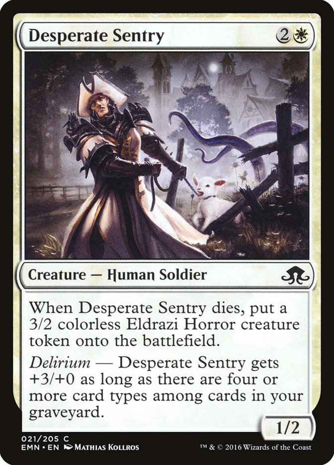 Desperate Sentry (21) [Eldritch Moon] | Odin's Place