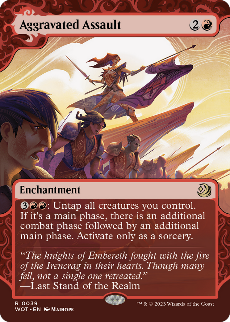 Aggravated Assault [Wilds of Eldraine: Enchanting Tales] | Odin's Place