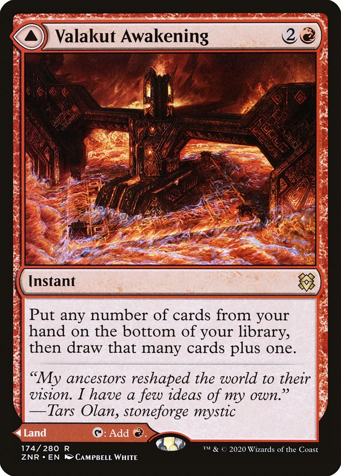Valakut Awakening // Valakut Stoneforge [Zendikar Rising] | Odin's Place