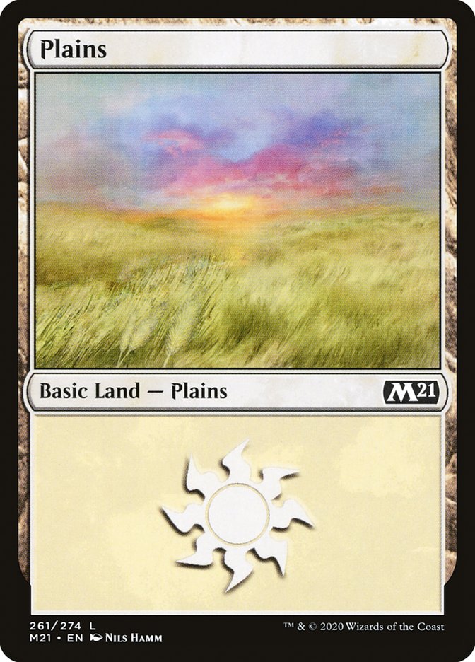 Plains (261) [Core Set 2021] | Odin's Place