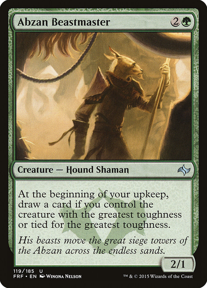 Abzan Beastmaster (119) [Fate Reforged] | Odin's Place