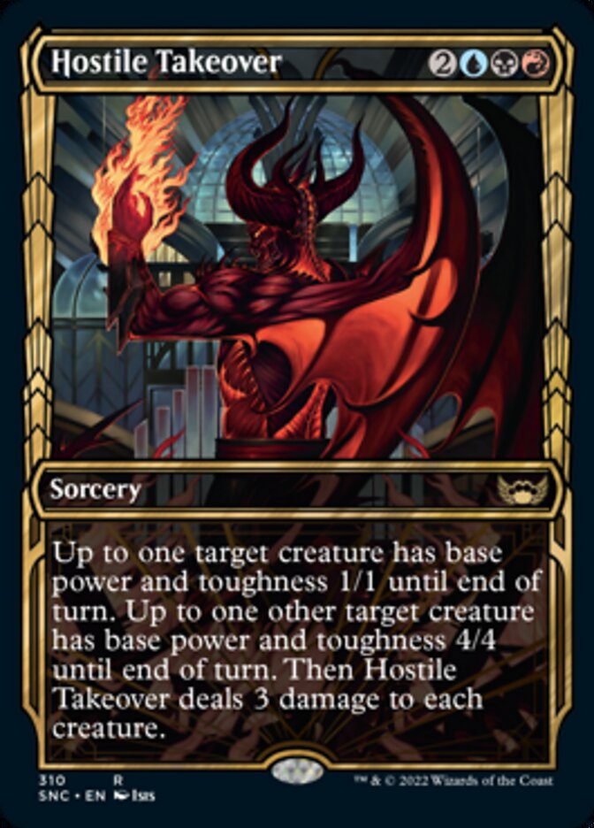 Hostile Takeover (Showcase Golden Age) [Streets of New Capenna] | Odin's Place
