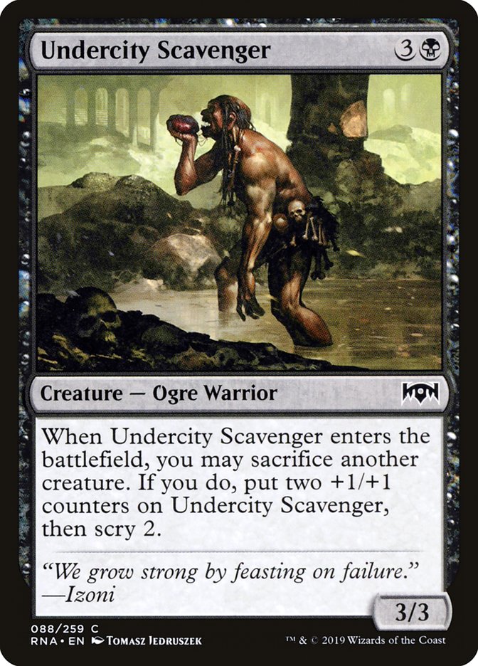 Undercity Scavenger (88) [Ravnica Allegiance] | Odin's Place