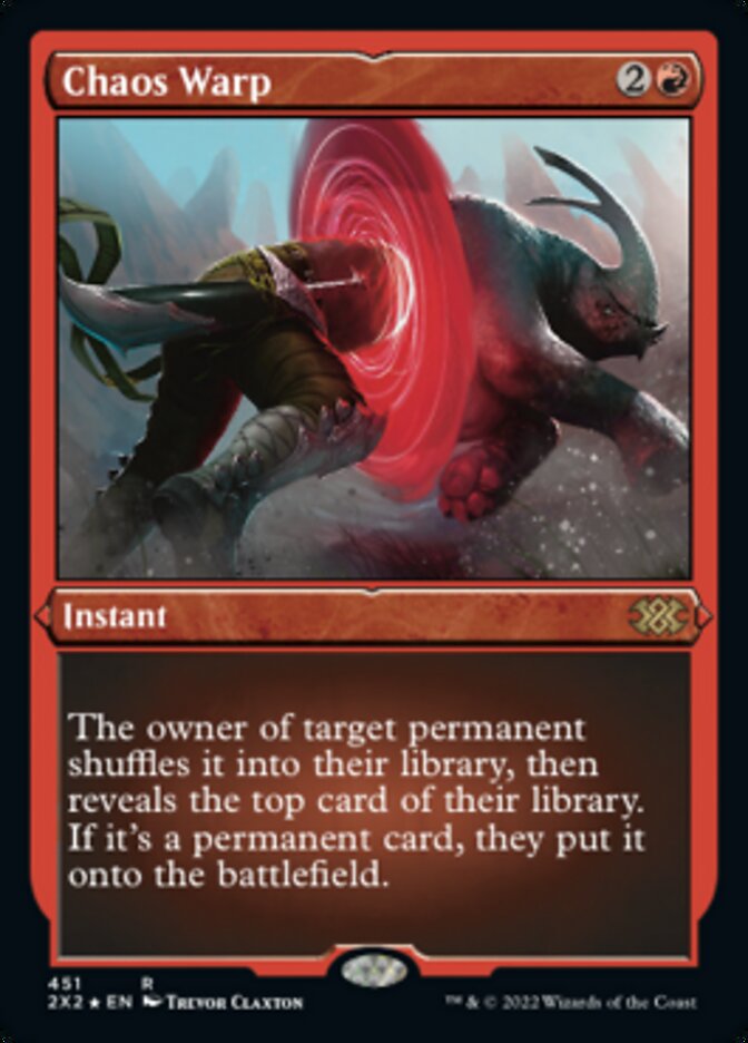 Chaos Warp (Foil Etched) [Double Masters 2022] | Odin's Place