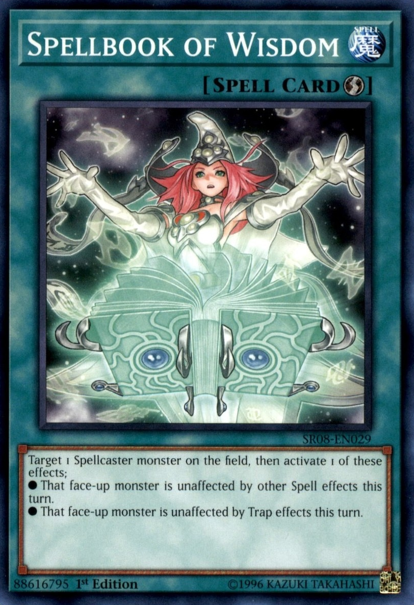 Spellbook of Wisdom [SR08-EN029] Common | Odin's Place