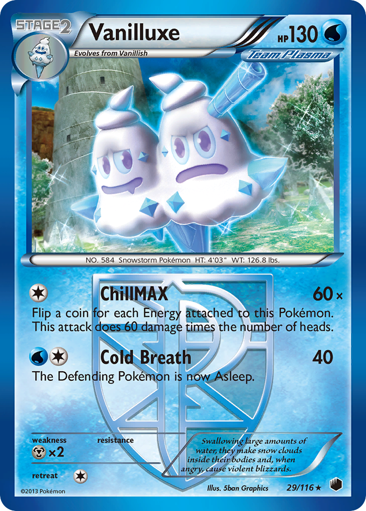 Vanilluxe (29/116) [Black & White: Plasma Freeze] | Odin's Place