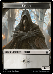 Spirit (0018) // Goblin (0009) Double-Sided Token [Ravnica Remastered Tokens] | Odin's Place