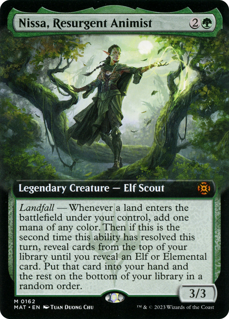 Nissa, Resurgent Animist (Extended Art) [March of the Machine: The Aftermath] | Odin's Place