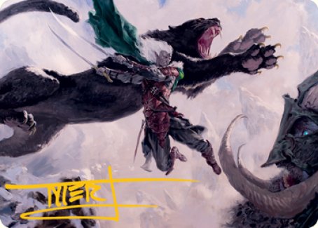 Drizzt Do'Urden Art Card (Gold-Stamped Signature) [Dungeons & Dragons: Adventures in the Forgotten Realms Art Series] | Odin's Place