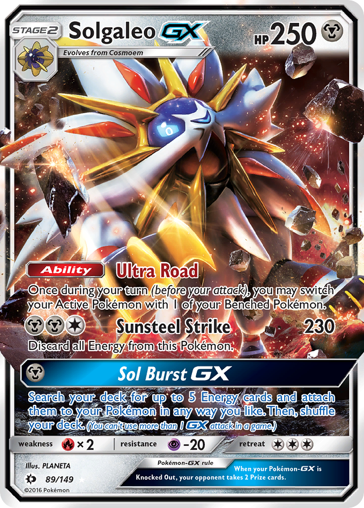 Solgaleo GX (89/149) [Sun & Moon: Base Set] | Odin's Place