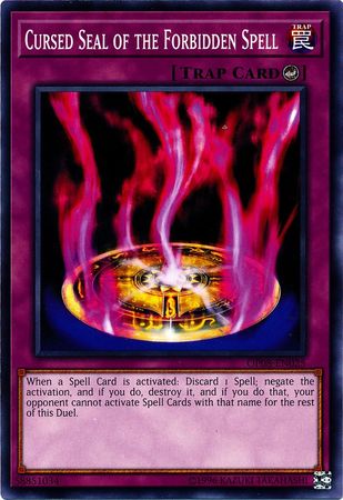 Cursed Seal of the Forbidden Spell [OP08-EN025] Common | Odin's Place