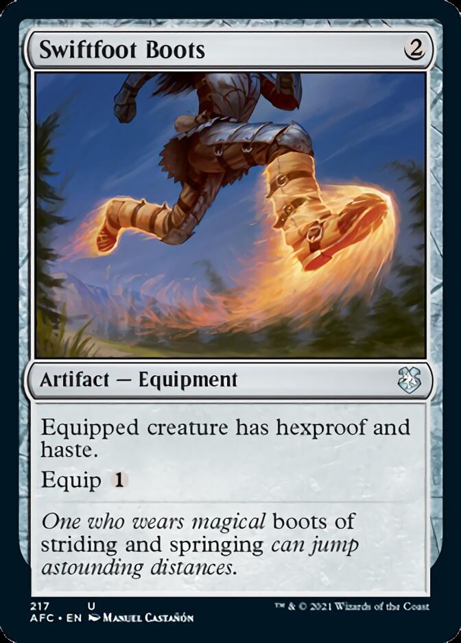 Swiftfoot Boots [Dungeons & Dragons: Adventures in the Forgotten Realms Commander] | Odin's Place