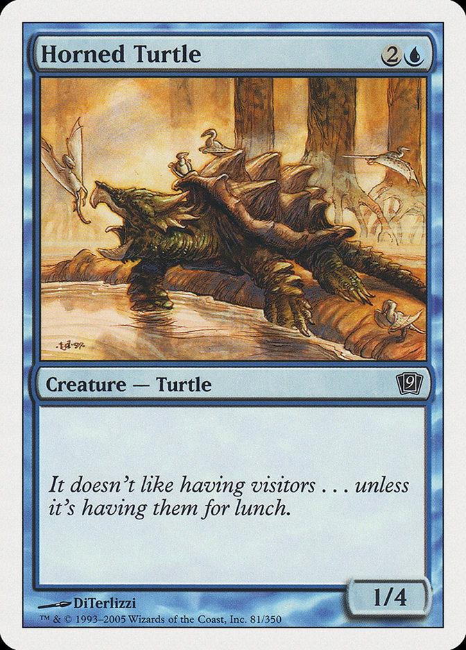 Horned Turtle (81) [Ninth Edition] | Odin's Place