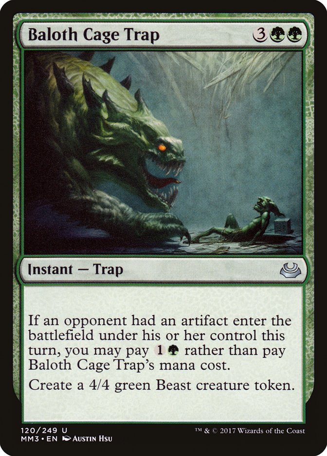 Baloth Cage Trap (120) [Modern Masters 2017] | Odin's Place