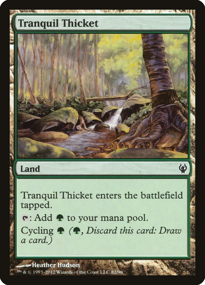 Tranquil Thicket (82) [Duel Decks: Izzet vs. Golgari] | Odin's Place