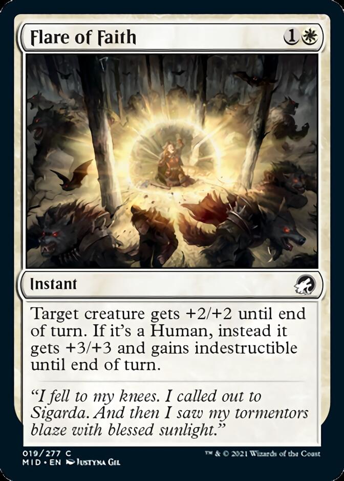 Flare of Faith [Innistrad: Midnight Hunt] | Odin's Place