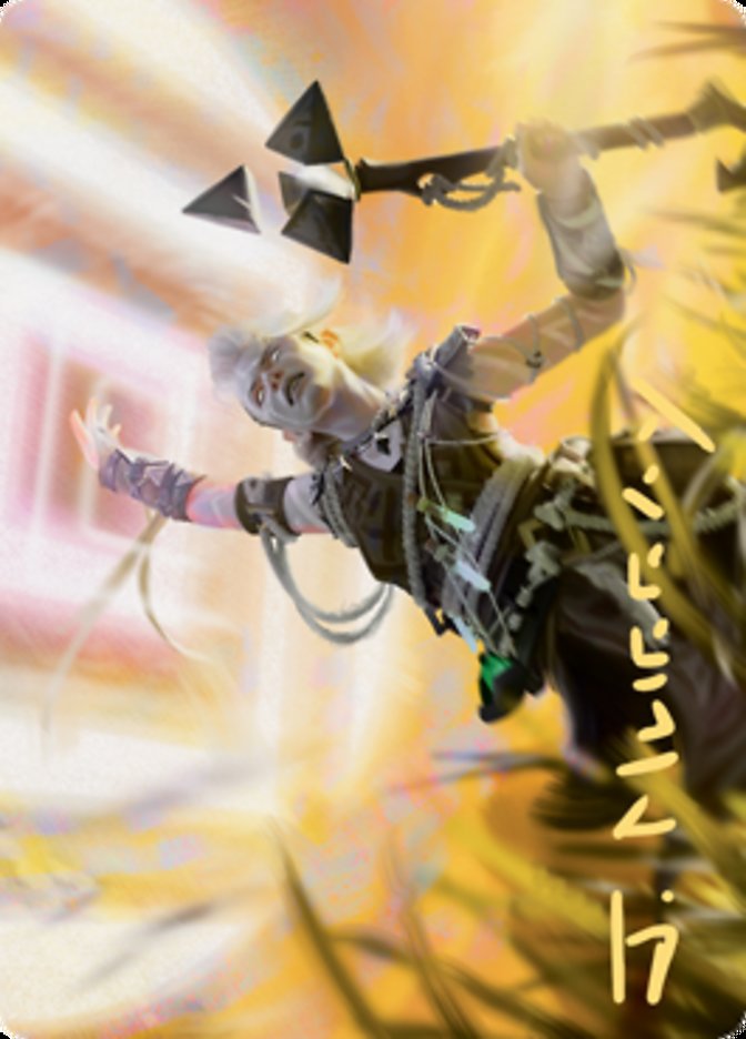 Kor Celebrant Art Card (Gold-Stamped Signature) [Zendikar Rising Art Series] | Odin's Place