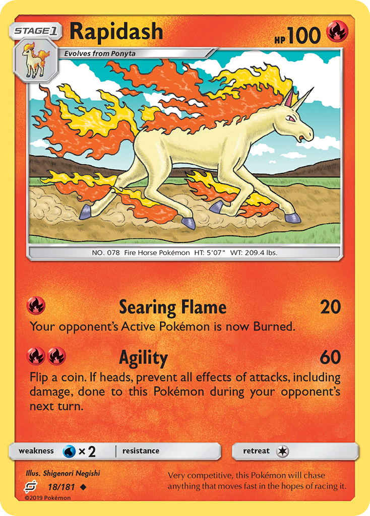 Rapidash (18/181) [Sun & Moon: Team Up] | Odin's Place