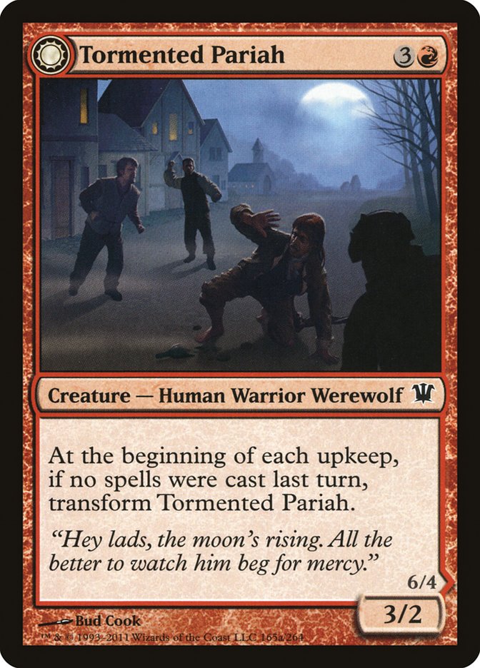 Tormented Pariah // Rampaging Werewolf [Innistrad] | Odin's Place