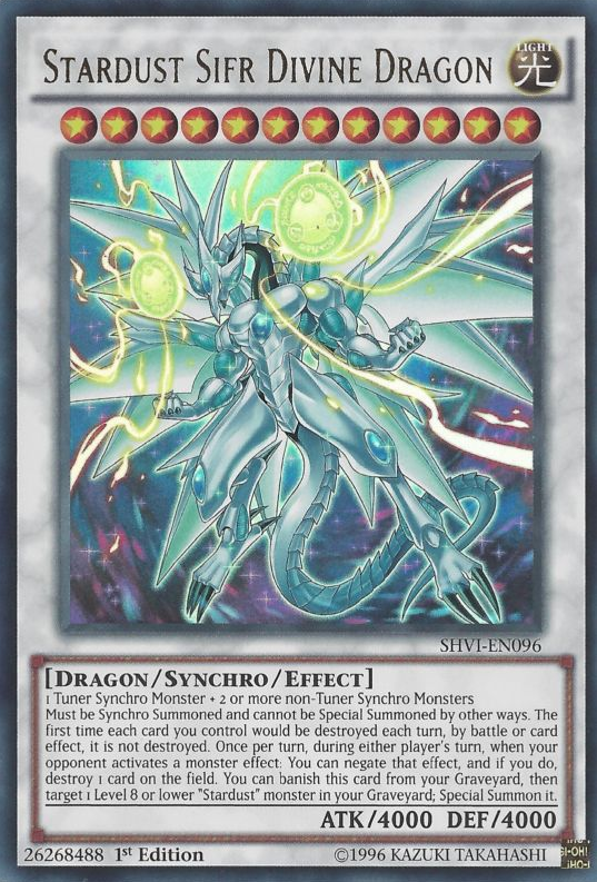 Stardust Sifr Divine Dragon [SHVI-EN096] Ultra Rare | Odin's Place