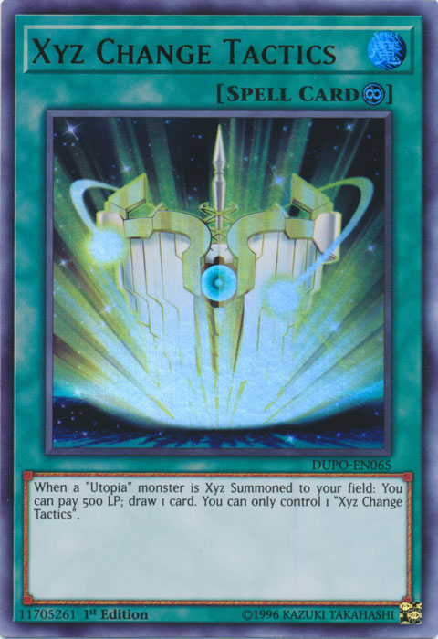Xyz Change Tactics [DUPO-EN065] Ultra Rare | Odin's Place