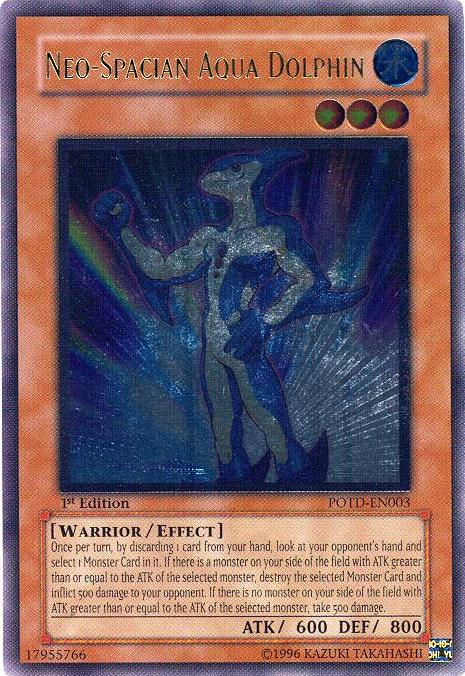 Neo-Spacian Aqua Dolphin [POTD-EN003] Ultimate Rare | Odin's Place