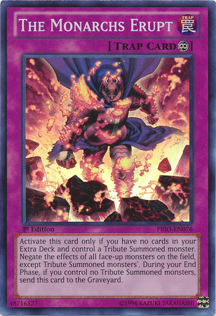 The Monarchs Erupt [PRIO-EN076] Super Rare | Odin's Place