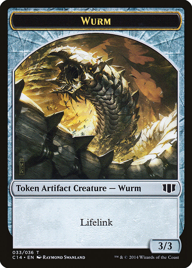 Wurm (033/036) // Goat Double-Sided Token [Commander 2014 Tokens] | Odin's Place