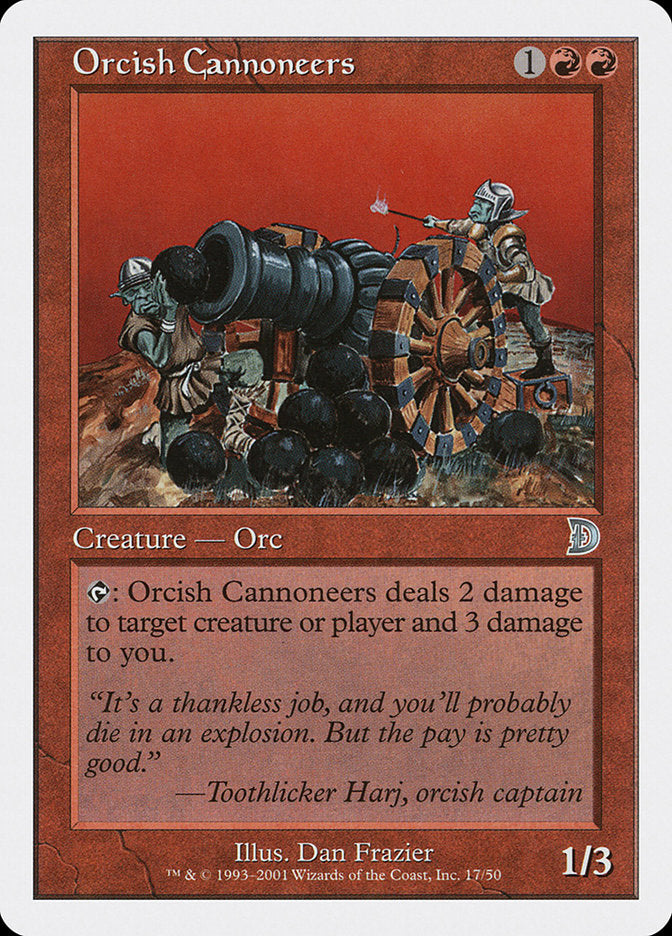 Orcish Cannoneers (17) [Deckmasters] | Odin's Place