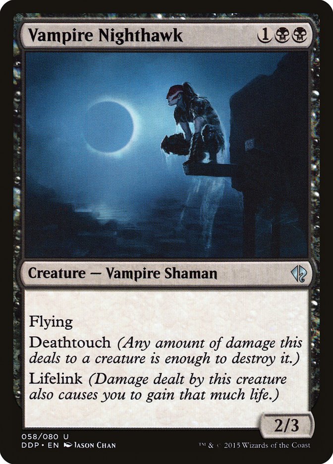 Vampire Nighthawk (58) [Duel Decks: Zendikar vs. Eldrazi] | Odin's Place