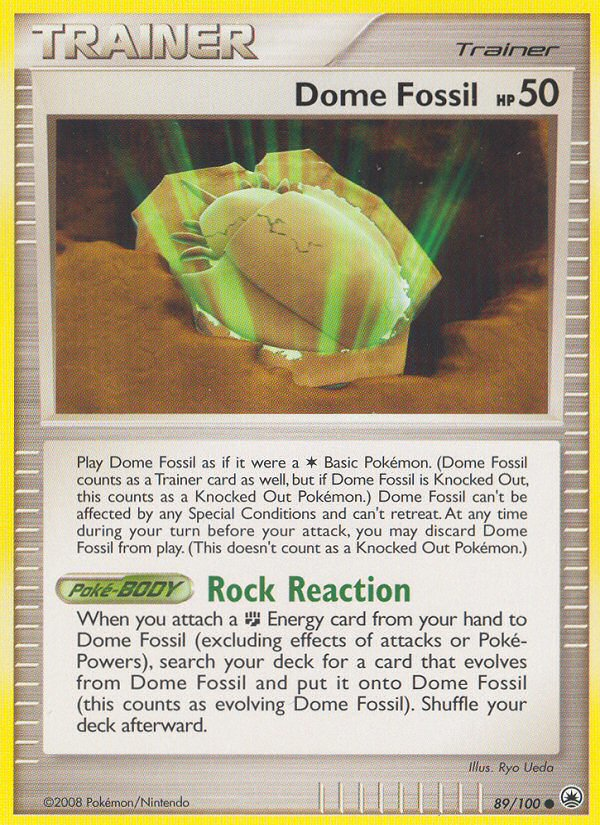 Dome Fossil (89/100) [Diamond & Pearl: Majestic Dawn] | Odin's Place