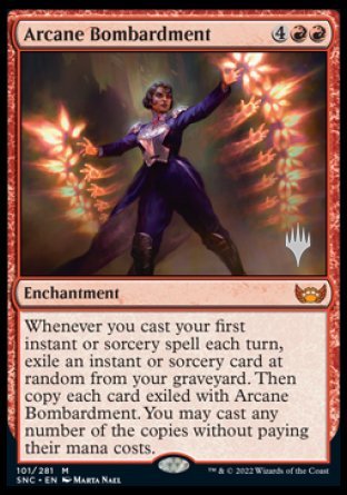 Arcane Bombardment (Promo Pack) [Streets of New Capenna Promos] | Odin's Place
