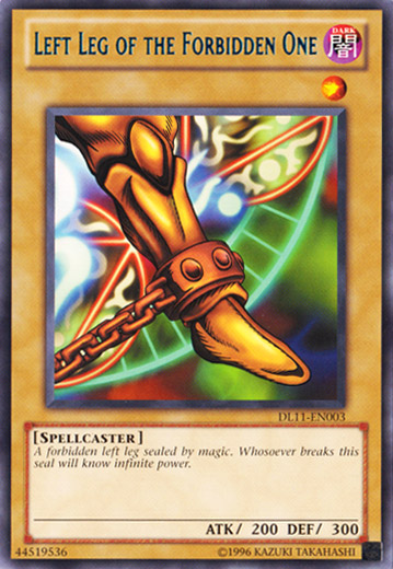 Left Leg of the Forbidden One (Blue) [DL11-EN003] Rare | Odin's Place