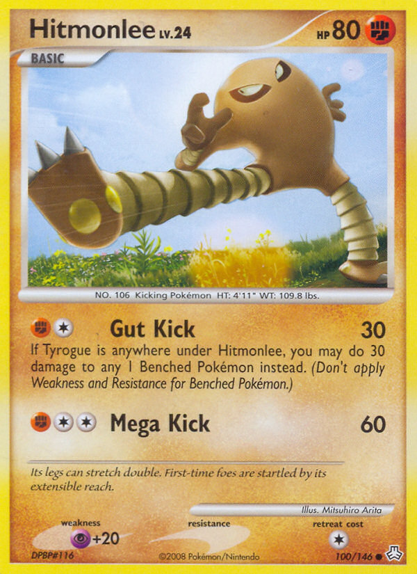Hitmonlee (100/146) [Diamond & Pearl: Legends Awakened] | Odin's Place