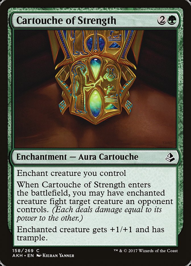 Cartouche of Strength (158) [Amonkhet] | Odin's Place