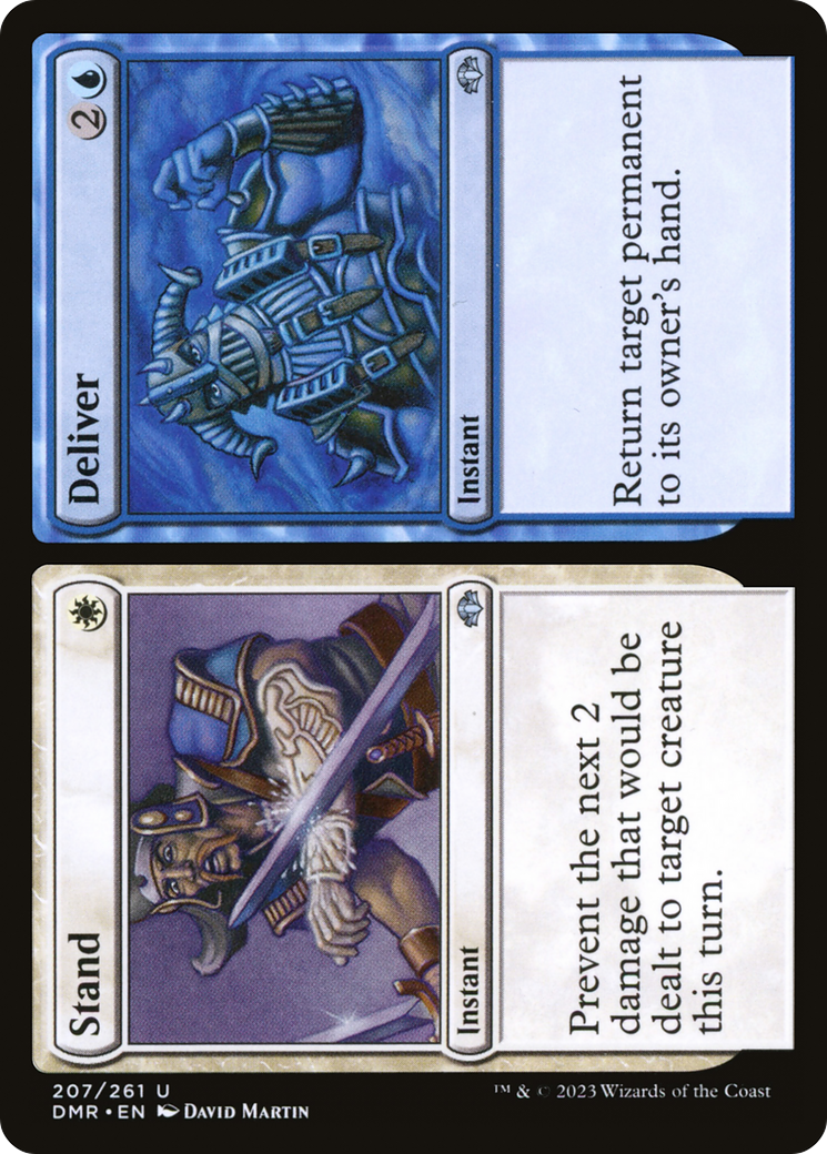 Stand // Deliver [Dominaria Remastered] | Odin's Place