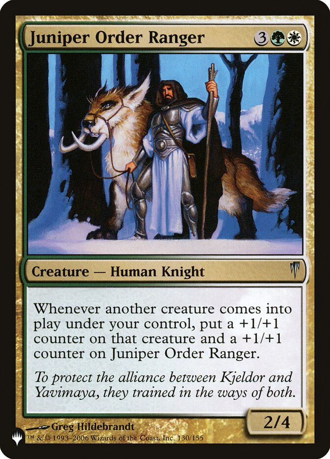 Juniper Order Ranger [The List] | Odin's Place