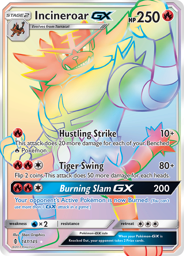 Incineroar GX (147/145) [Sun & Moon: Guardians Rising] | Odin's Place