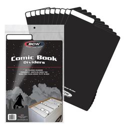 BCW Comic Bin Partition - Black | Odin's Place