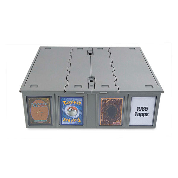 BCW Collectible Card Bin Grey | Odin's Place
