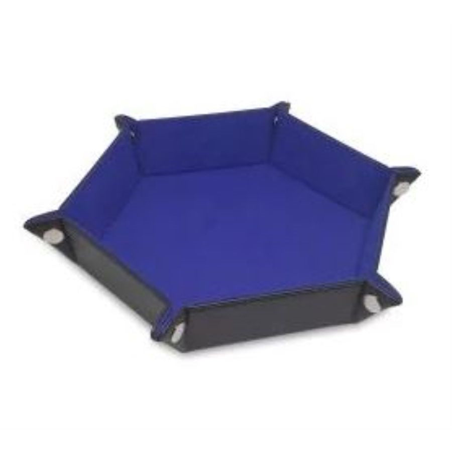 BCW Gaming: Dice Trays LX: Hexagon: Blue | Odin's Place